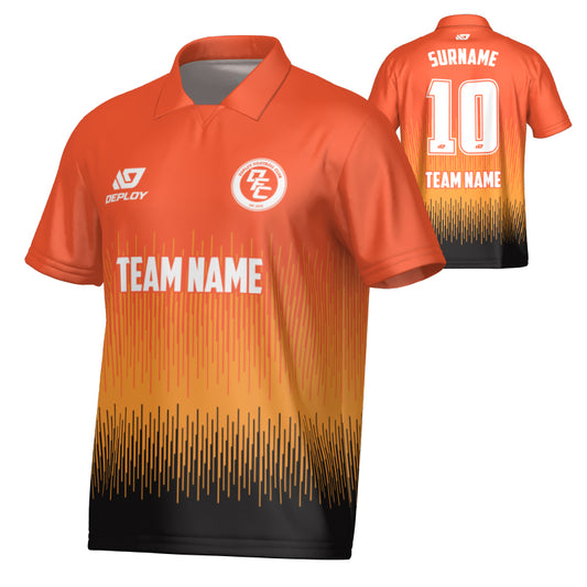 Fade Collared Jersey - Orange