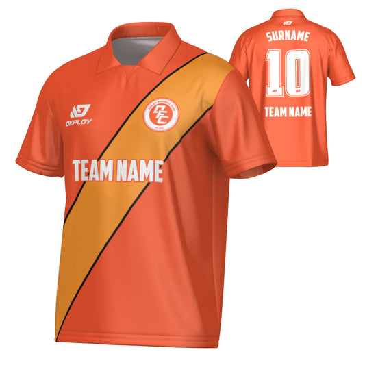 Sash Collared Jersey - Orange