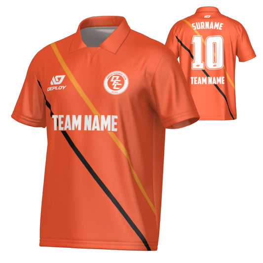 Tracks Collared Jersey - Orange
