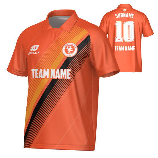 Velocity Collared Jersey - Orange