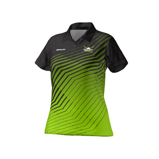 Oran Park Hockey - Club Polo Stripe Ladies - Deploy Football - Australia's Best Footballs & Soccer Balls