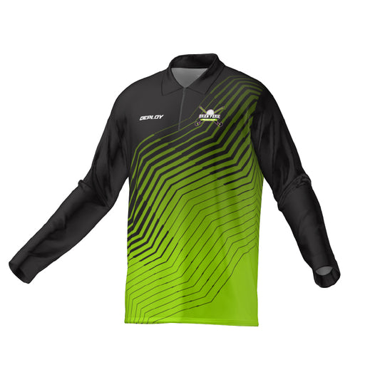 Oran Park Hockey - Club Polo Stripe Long Sleeve - Deploy Football - Australia's Best Footballs & Soccer Balls