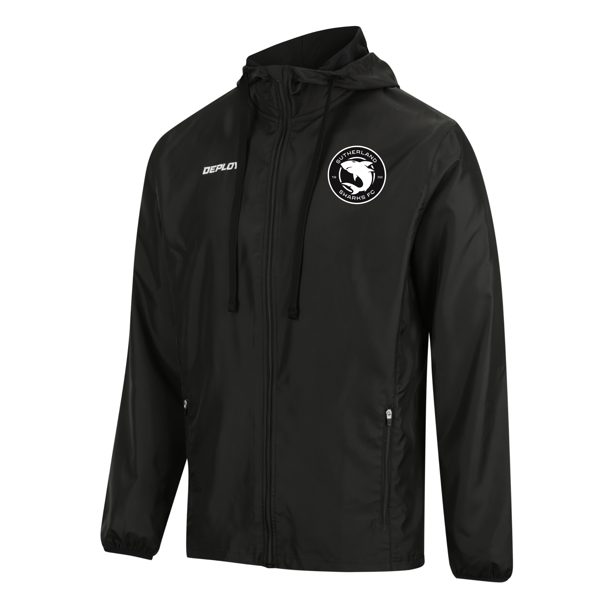 Sutherland Sharks FC - Shadow Rain Jacket - Deploy Football - Australia's Best Footballs & Soccer Balls