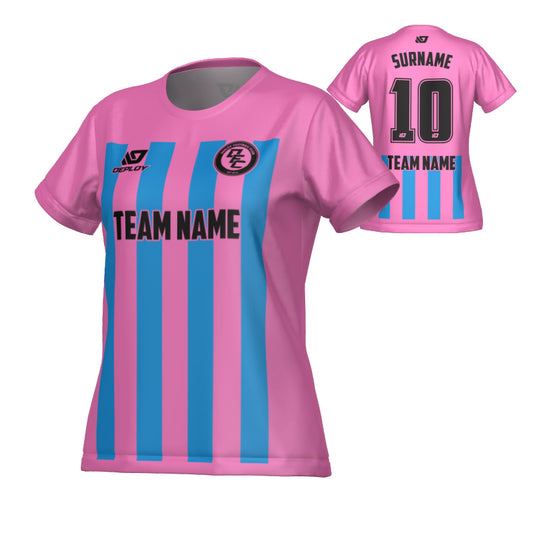 Bars Womens Jersey - Pink