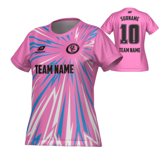 Burst Womens Jersey - Pink
