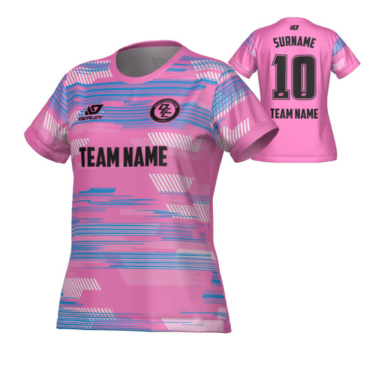 Glitch Womens Jersey - Pink