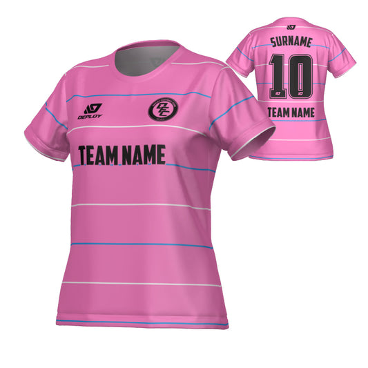 Grid Womens Jersey - Pink