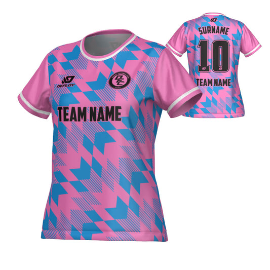 Leaves Womens Jersey - Pink