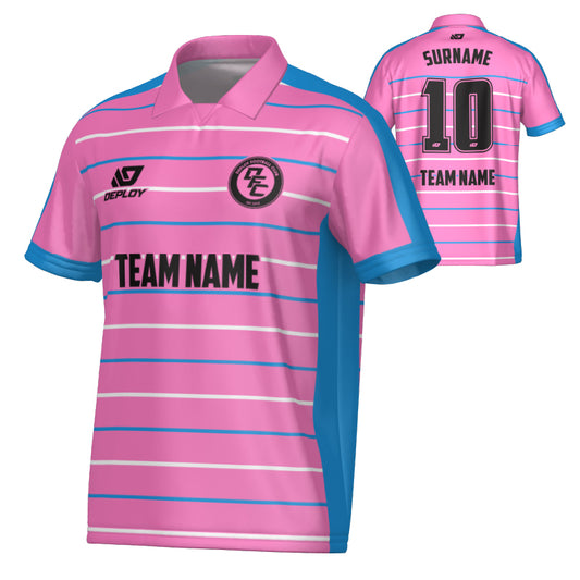 Cadence Collared Jersey - Pink