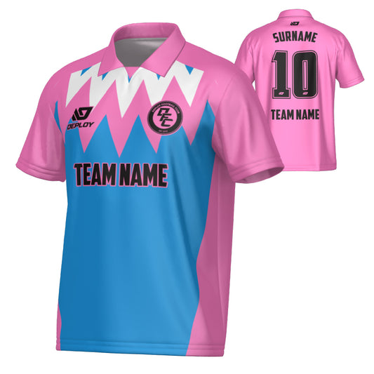 Carnival Collared Jersey - Pink