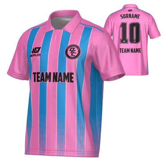 Classic Collared Jersey - Pink