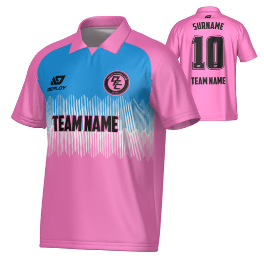 Echo Collared Jersey - Pink