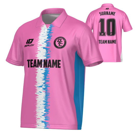 Rift Collared Jersey - Pink