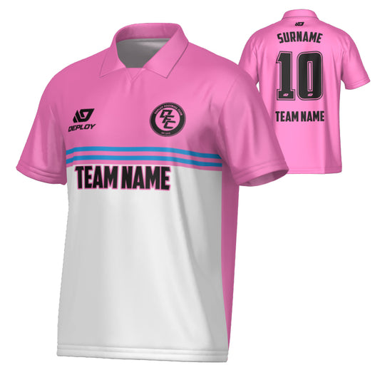 Summit Collared Jersey - Pink