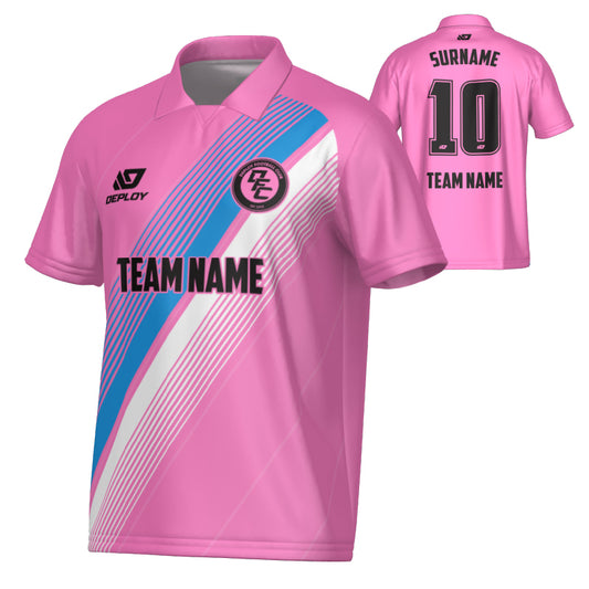 Velocity Collared Jersey - Pink