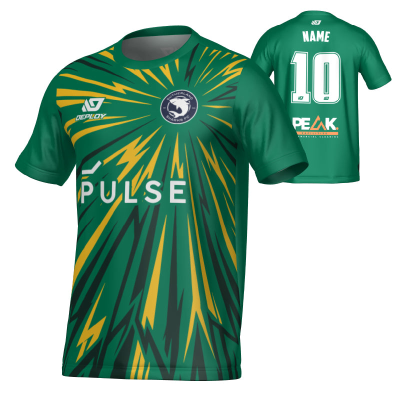 SUTHERLAND SHARKS SUMMER - BURST - GREEN