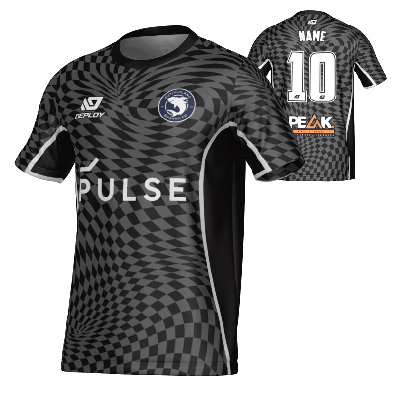 SUTHERLAND SHARKS SUMMER - VORTEX - BLACK