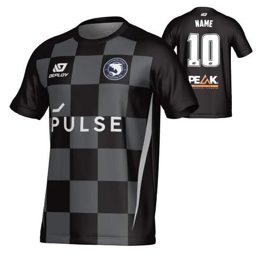SUTHERLAND SHARKS SUMMER - CHECKERS - BLACK