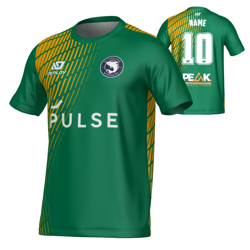 SUTHERLAND SHARKS SUMMER - SPRAY - GREEN