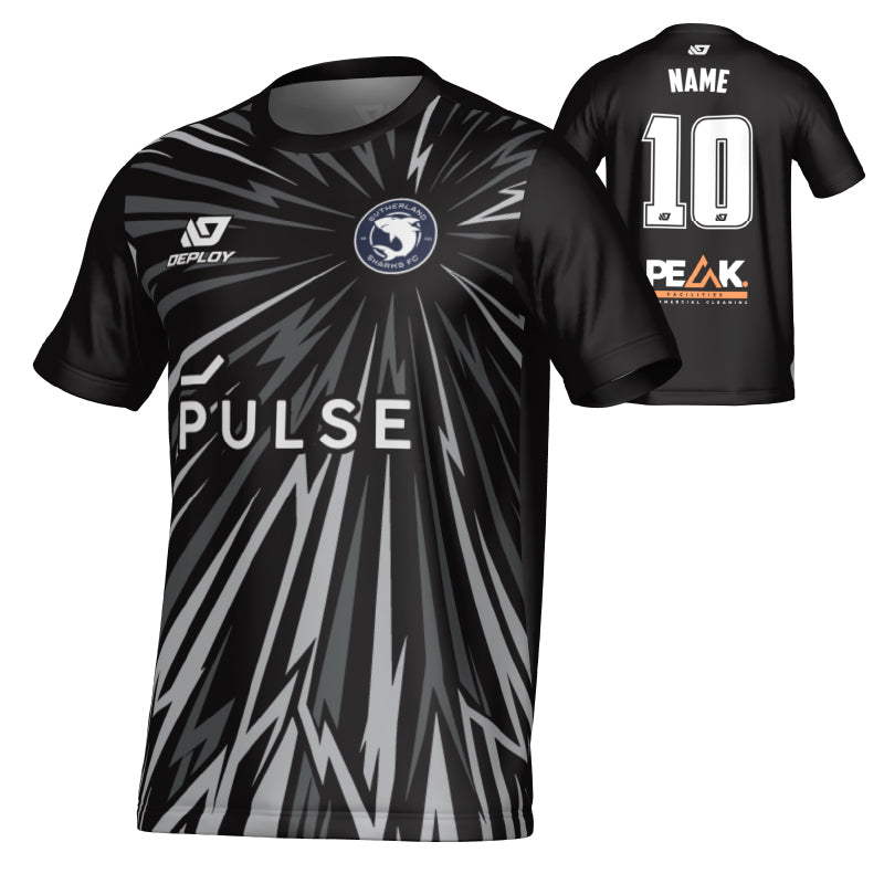 SUTHERLAND SHARKS SUMMER - BURST - BLACK
