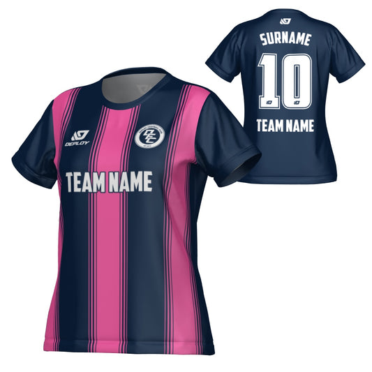 Pillars Womens Jersey - Navy & Pink