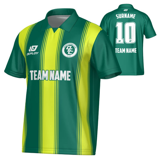 Pillars Collared Jersey - Green