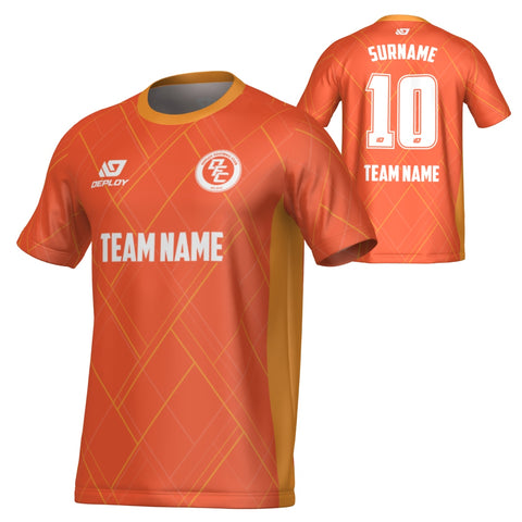 Plaid Jersey - Orange