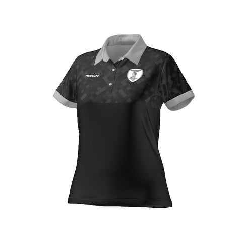 Cranebrook United FC - Breeze polo - Womens - Black