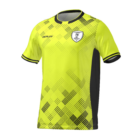 Cranebrook United Training Shirt - Yellow - Mens and Youth