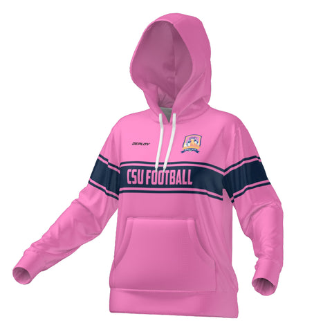 CSU Cockatoos Womans Soccer - Versa Hoodie - Pink - Unisex