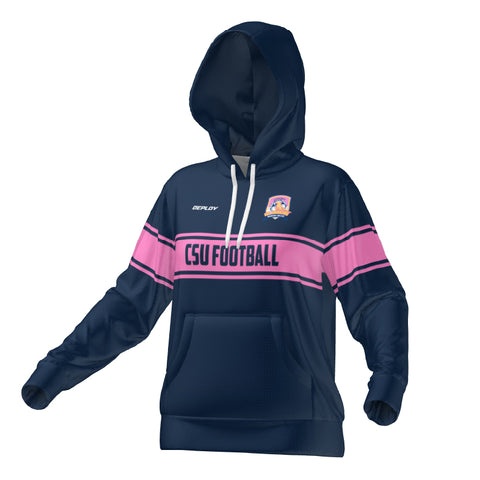 CSU Cockatoos Womans Soccer - Versa Hoodie - Navy - Womans