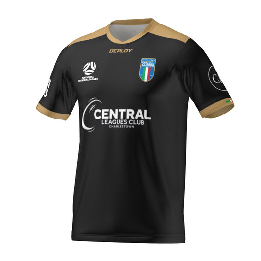 Charlestown Azzurri FC - 2025 Mens Res Grade Away Jersey - GK - Black