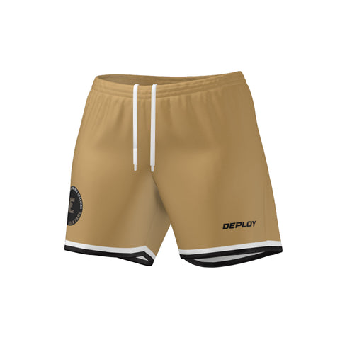 Elevate Performance Coaching - Playing Shorts Gold - Womens