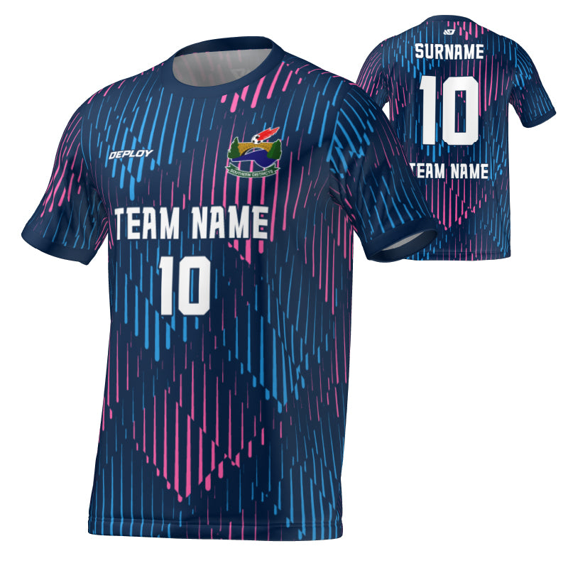 SOUTHERN DISTRICTS FA - Flight Jersey Faded - Navy/Pink