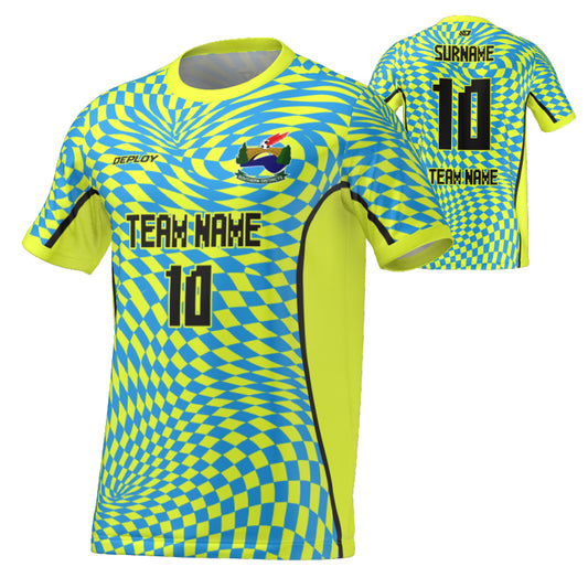 SOUTHERN DISTRICTS FA - Flight Jersey Warped - Neon Yellow