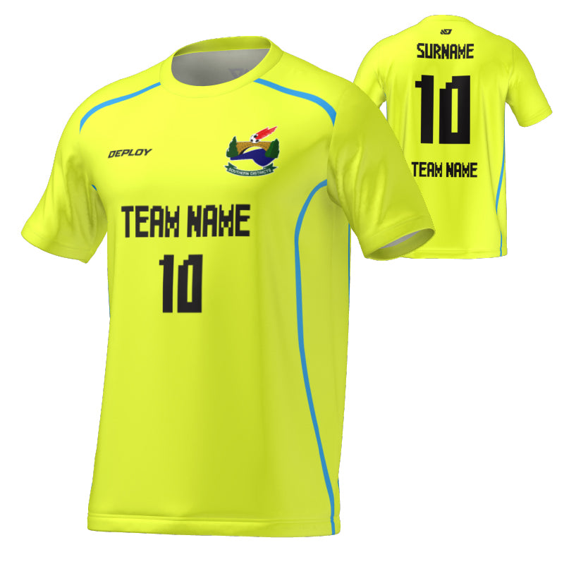 SOUTHERN DISTRICTS FA - Flight Jersey Lines - Neon Yellow