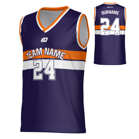 Champion Basketball Jersey - Purple & Orange