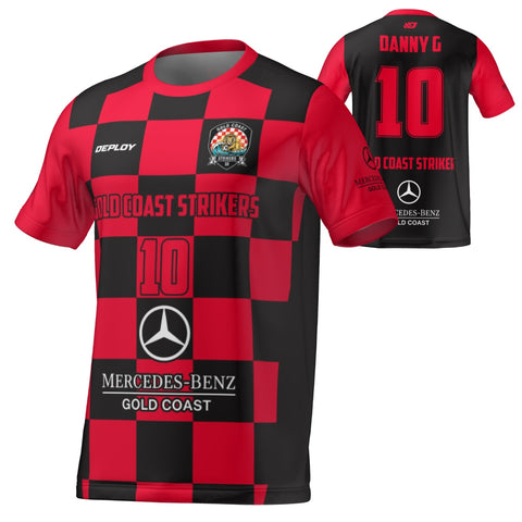 Gold Coast Strikers - Elite Training Jersey - Red and Black