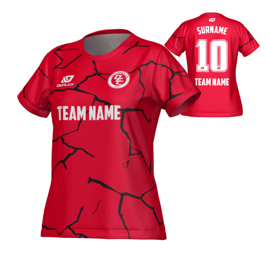 Crack Womens Jersey - Red