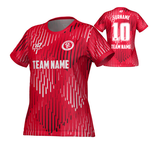 Drips Womens Jersey - Red