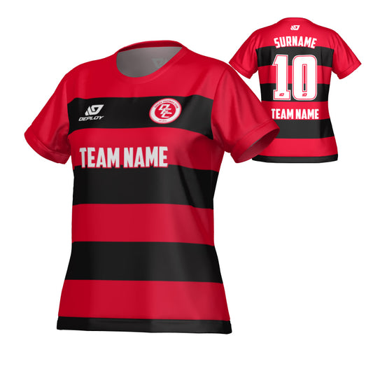 Hoops Womens Jersey - Red