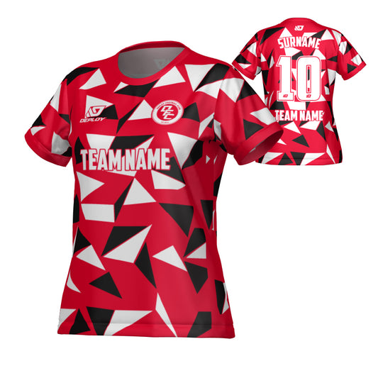 Shards Womens Jersey - Red