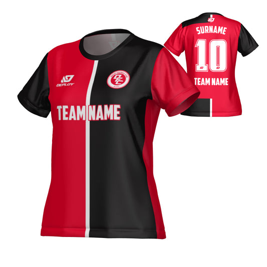 Split Womens Jersey - Red