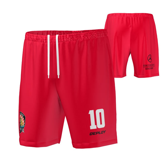 Gold Coast Strikers - Playing Shorts - Red and White