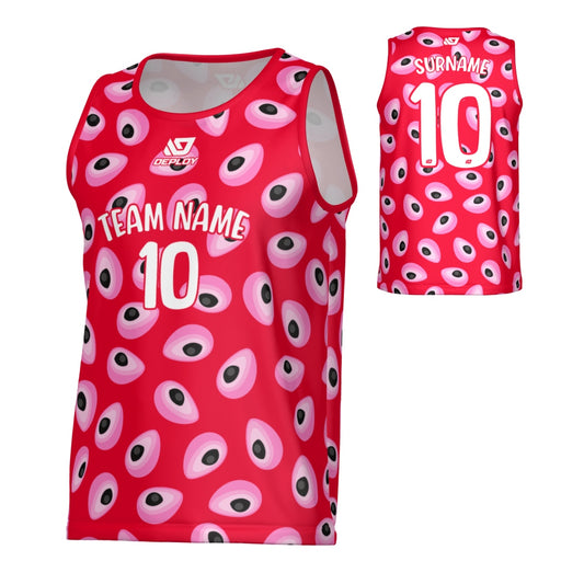 Avocado Sports Singlet - Red