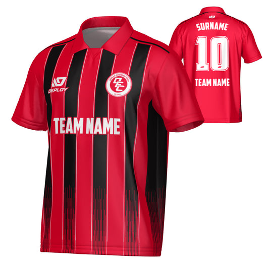 Classic Collared Jersey - Red