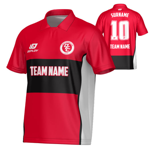 Shift Collared Jersey - Red