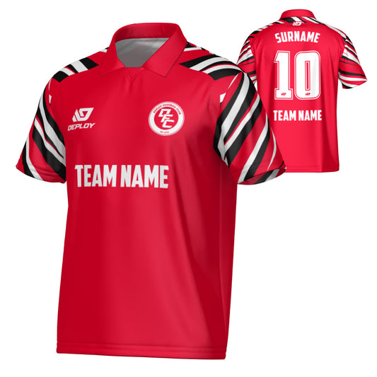 Surge Collared Jersey - Red