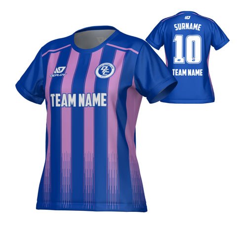 Classic Womens Jersey - Royal Blue & Purple