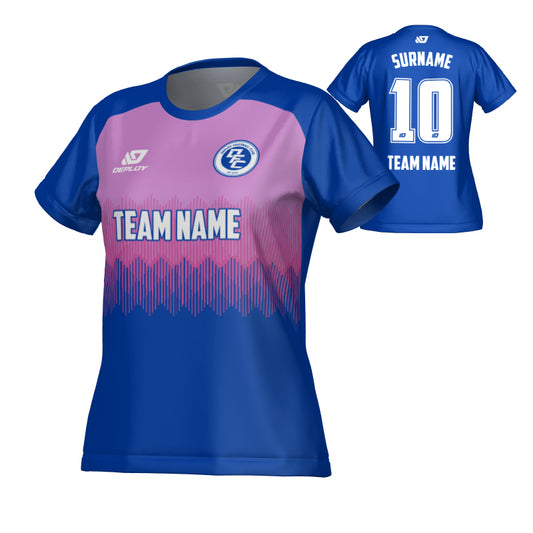 Echo Womens Jersey - Royal Blue & Purple